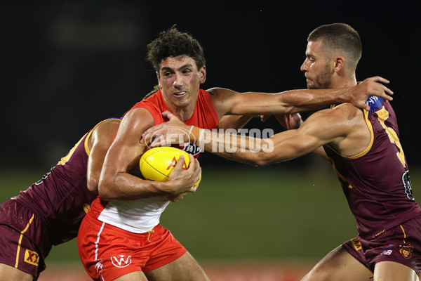 AFL 2024 AAMI Community Series - Sydney v Brisbane - A-46092565