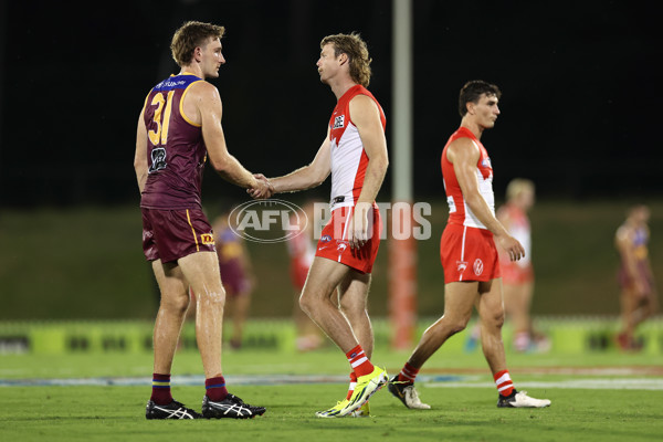 AFL 2024 AAMI Community Series - Sydney v Brisbane - A-46092582