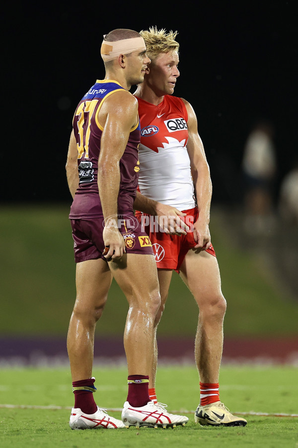 AFL 2024 AAMI Community Series - Sydney v Brisbane - A-46092583