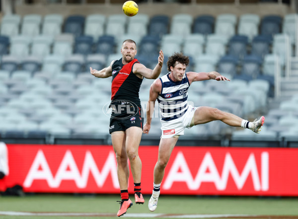 AFL 2024 AAMI Community Series - Geelong v Essendon - A-46098347