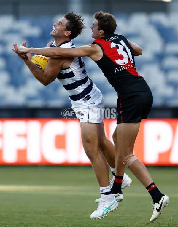 AFL 2024 AAMI Community Series - Geelong v Essendon - A-46098365