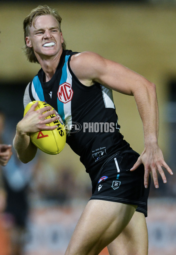 AFL 2024 AAMI Community Series - Port Adelaide v Fremantle - A-46101168