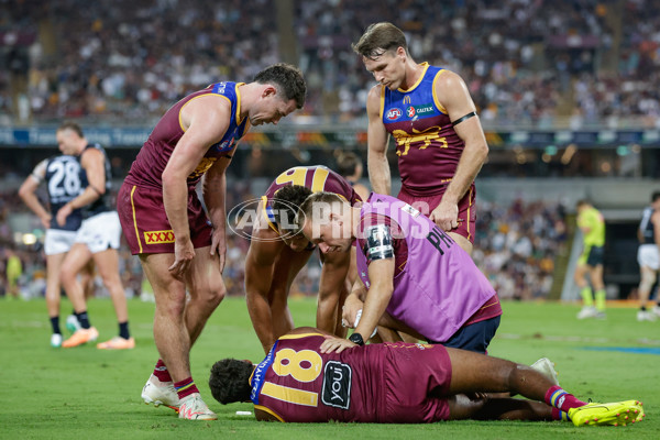 AFL 2024 Opening Round - Brisbane v Carlton - A-46388901