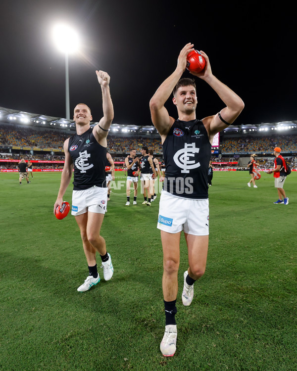 AFL 2024 Opening Round - Brisbane v Carlton - A-46392575