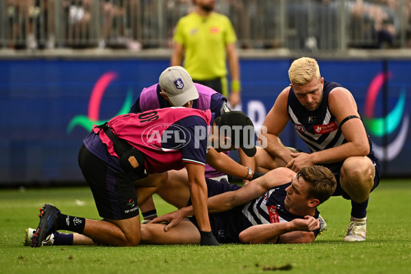 AFL 2024 Round 01 - Fremantle v Brisbane - A-46563760