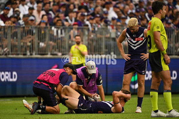 AFL 2024 Round 01 - Fremantle v Brisbane - A-46563761