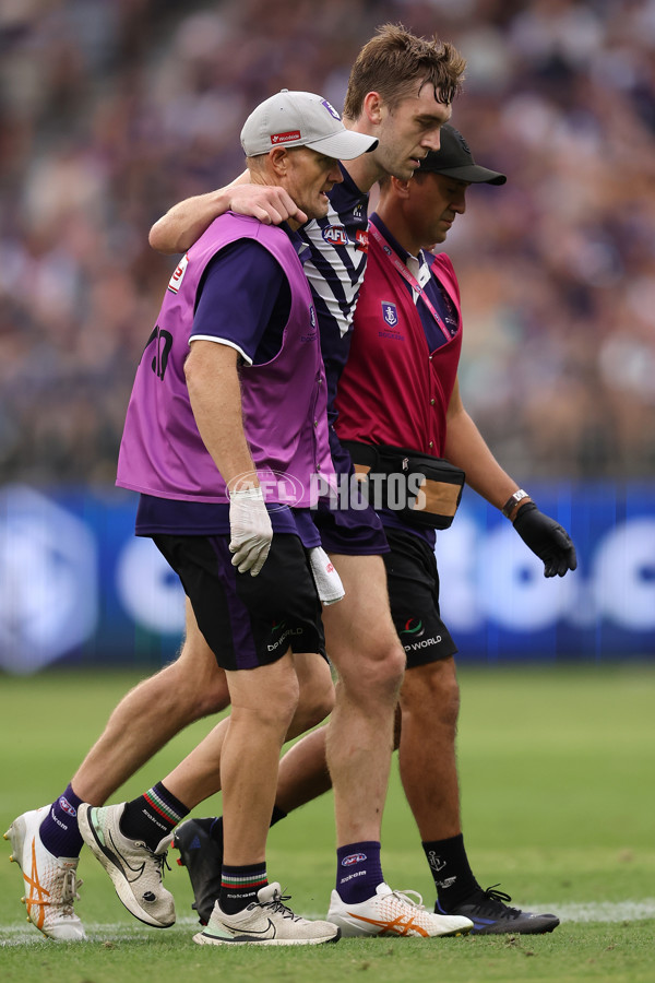 AFL 2024 Round 01 - Fremantle v Brisbane - A-46564258