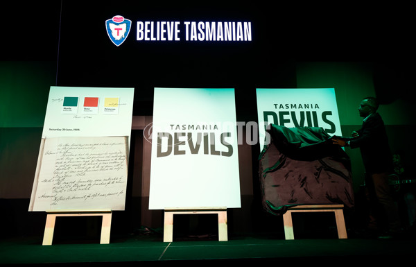 AFL 2024 Media - Tasmania Football Club Launch - A-46572411