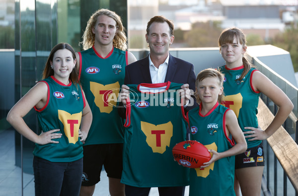 AFL 2024 Media - Tasmania Football Club Launch - A-46573743