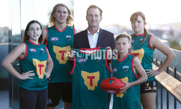 AFL 2024 Media - Tasmania Football Club Launch - A-46573744