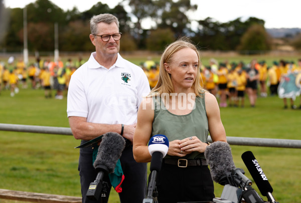 AFL 2024 Media - Tasmania Devils Media Opportunity 190324 - A-46575387