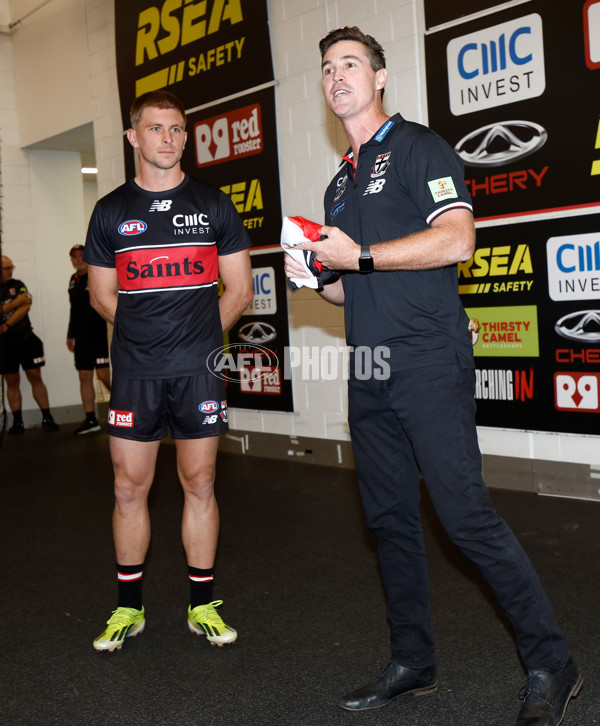 AFL 2024 Round 02 - St Kilda v Collingwood - A-46596125