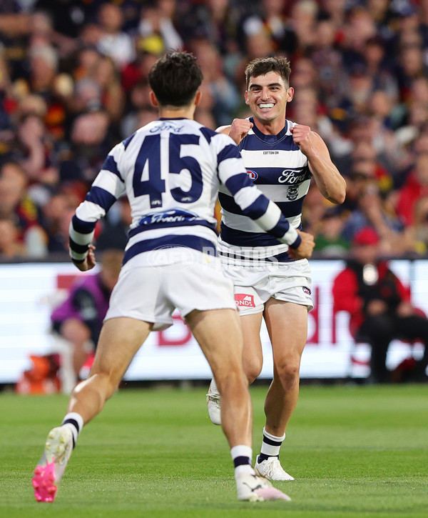 AFL 2024 Round 02 - Adelaide v Geelong - A-46623617