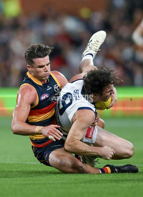 AFL 2024 Round 02 - Adelaide v Geelong - A-46623803