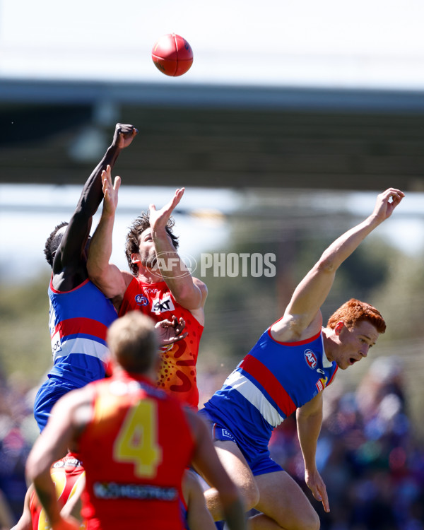 AFL 2024 Round 02 - Western Bulldogs v Gold Coast - A-46664637