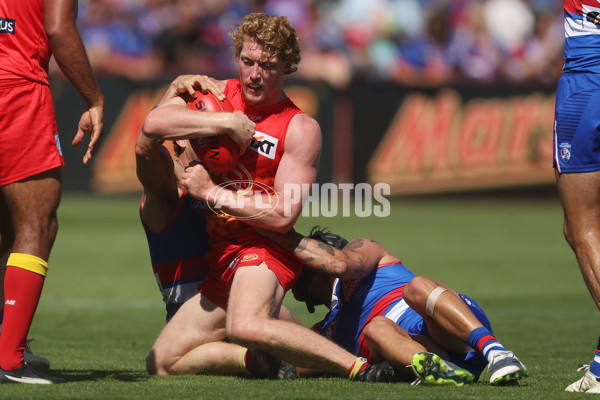 AFL 2024 Round 02 - Western Bulldogs v Gold Coast - A-46666865