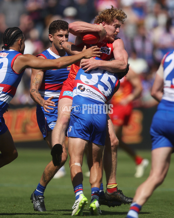 AFL 2024 Round 02 - Western Bulldogs v Gold Coast - A-46667255