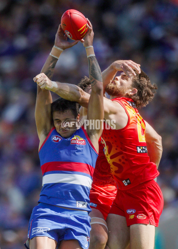 AFL 2024 Round 02 - Western Bulldogs v Gold Coast - A-46669387