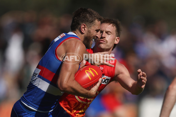 AFL 2024 Round 02 - Western Bulldogs v Gold Coast - A-46669439