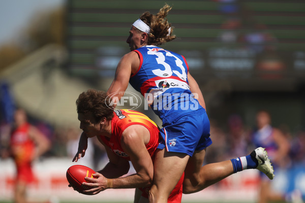 AFL 2024 Round 02 - Western Bulldogs v Gold Coast - A-46669819