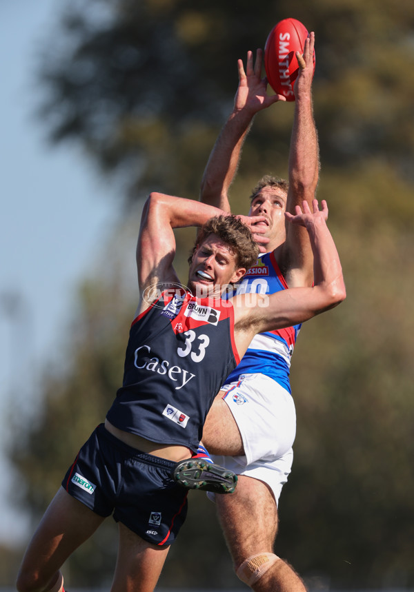 VFL 2024 Round 02 - Casey Demons v Footscray Bulldogs - A-46794424