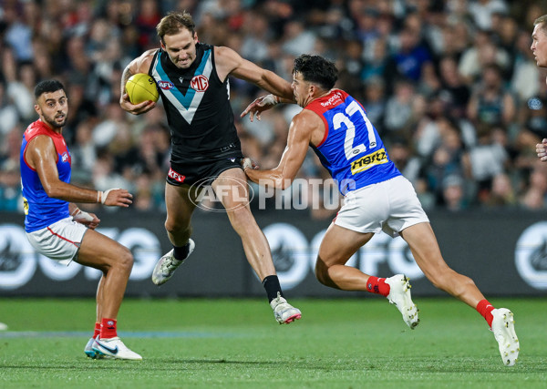 AFL 2024 Round 03 - Port Adelaide v Melbourne - A-46799695