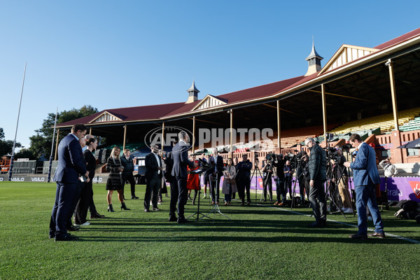 AFL 2024 Media - Norwood Oval Media Opportunity 040424 - A-46964669