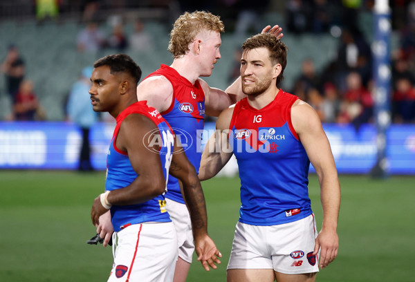 AFL 2024 Round 04 - Adelaide v Melbourne - A-46978601