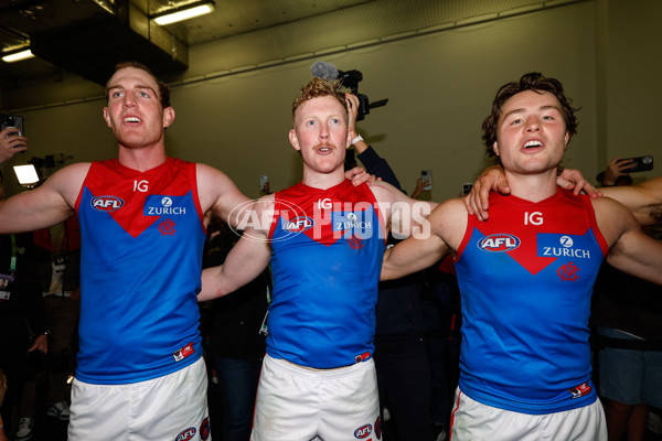 AFL 2024 Round 04 - Adelaide v Melbourne - A-46978627