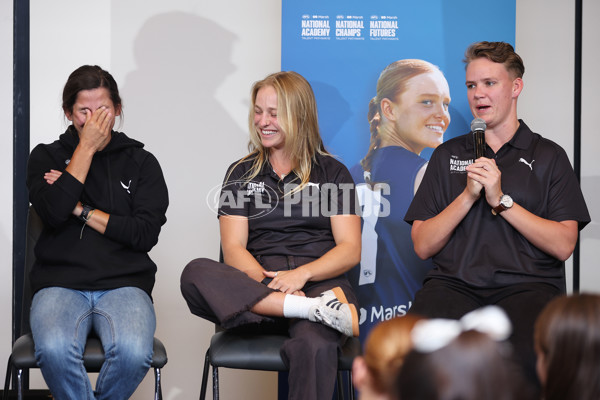 AFL 2024 Media - National Academy Girls Jumper Presentation - A-47008045