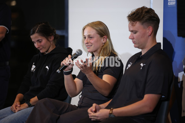 AFL 2024 Media - National Academy Girls Jumper Presentation - A-47008050