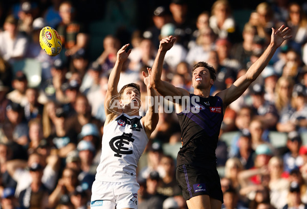 AFL 2024 Round 04 - Fremantle v Carlton - A-47030675