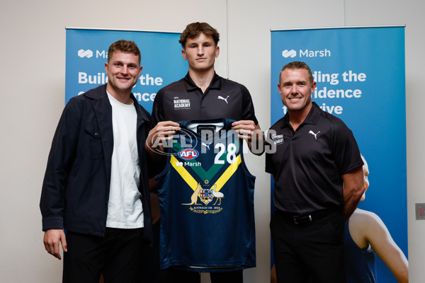 AFL 2024 Media - National Academy Boys Jumper Presentation - A-47155753