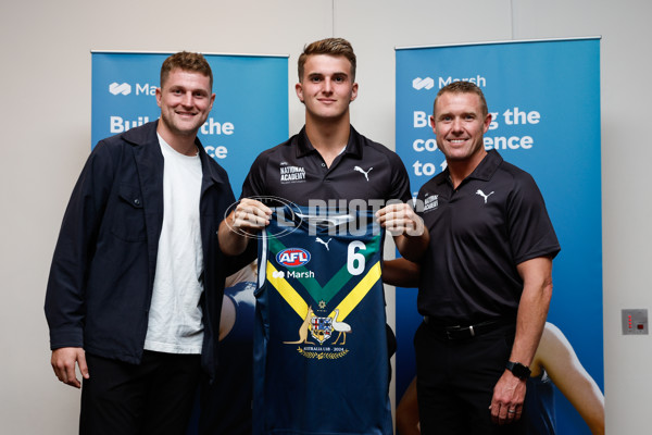 AFL 2024 Media - National Academy Boys Jumper Presentation - A-47156508