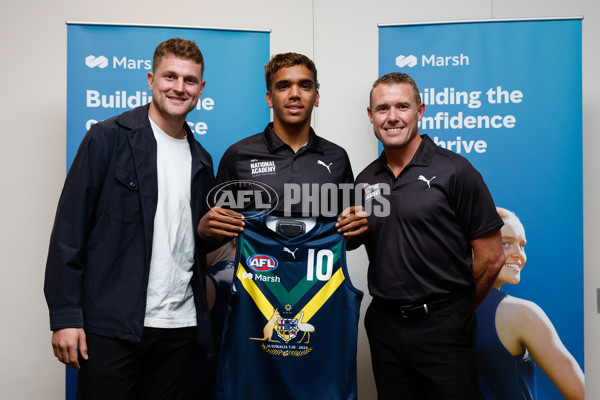 AFL 2024 Media - National Academy Boys Jumper Presentation - A-47156510