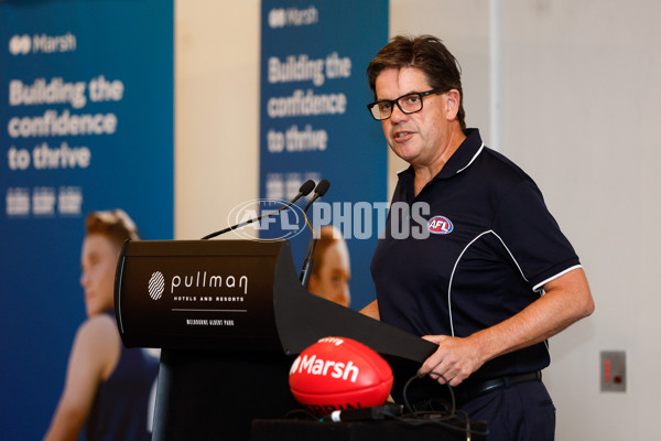 AFL 2024 Media - National Academy Boys Jumper Presentation - A-47156562