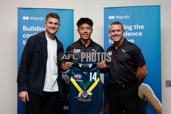 AFL 2024 Media - National Academy Boys Jumper Presentation - A-47156563