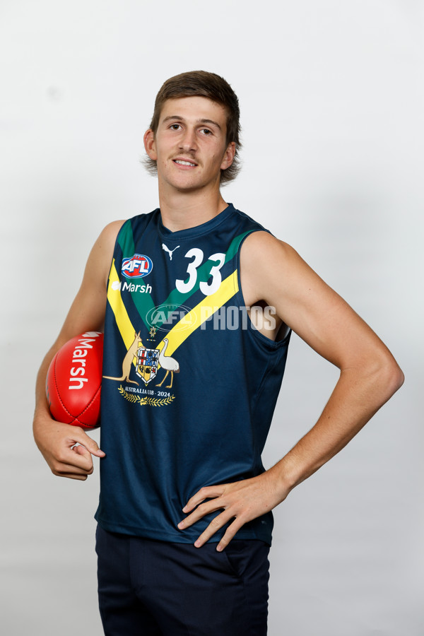 AFL 2024 Media - National Academy Boys Jumper Presentation - A-47158423