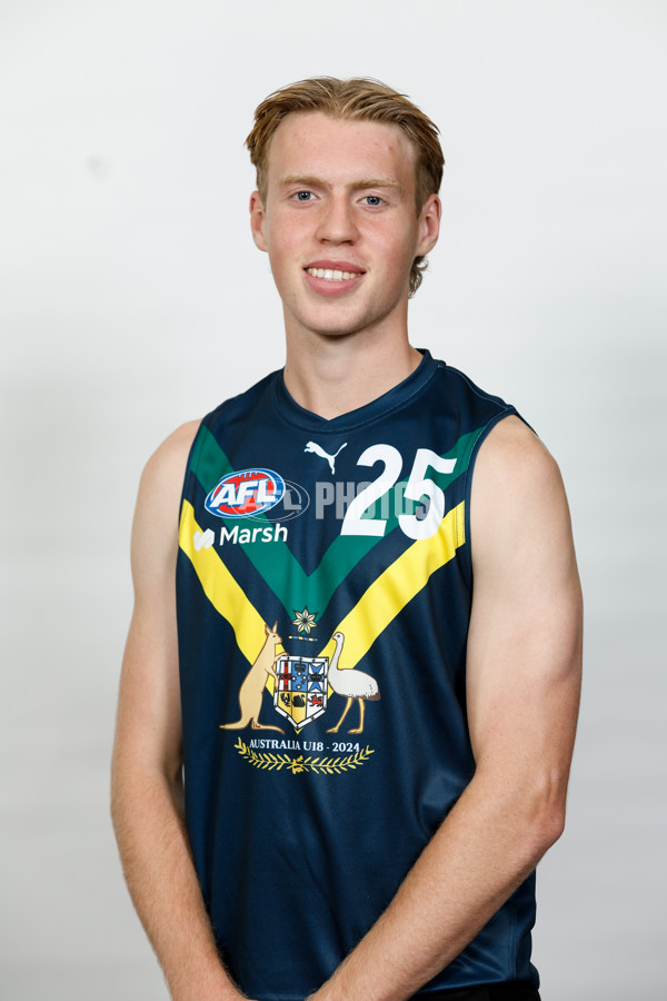 AFL 2024 Media - National Academy Boys Jumper Presentation - A-47158451