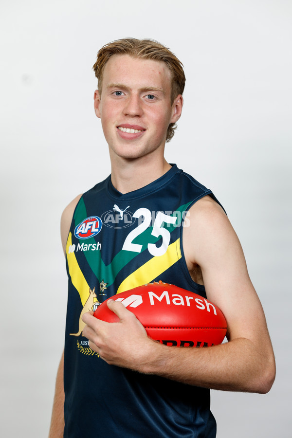 AFL 2024 Media - National Academy Boys Jumper Presentation - A-47158452