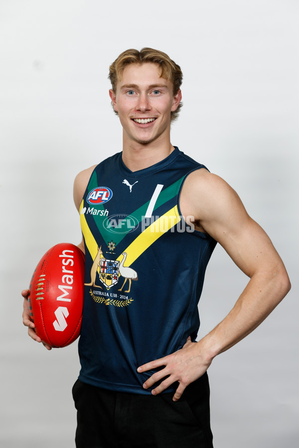 AFL 2024 Media - National Academy Boys Jumper Presentation - A-47158825