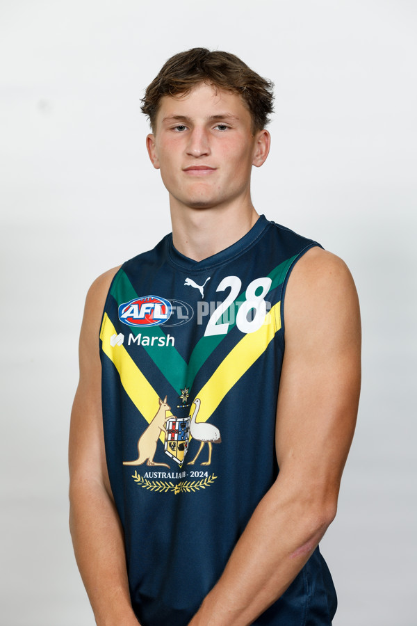 AFL 2024 Media - National Academy Boys Jumper Presentation - A-47158828