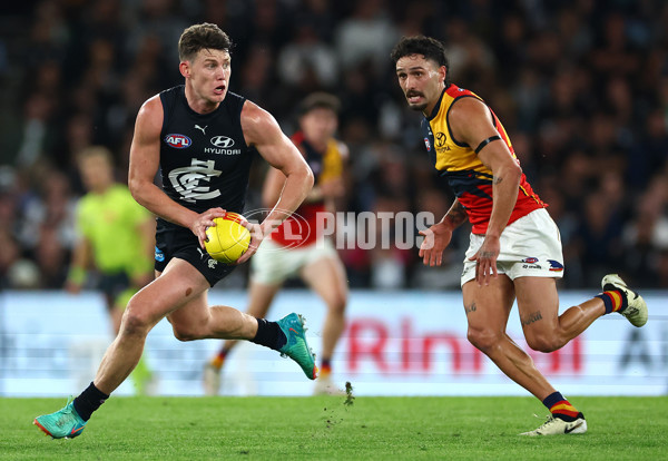 AFL 2024 Round 05 - Carlton v Adelaide - A-47179914