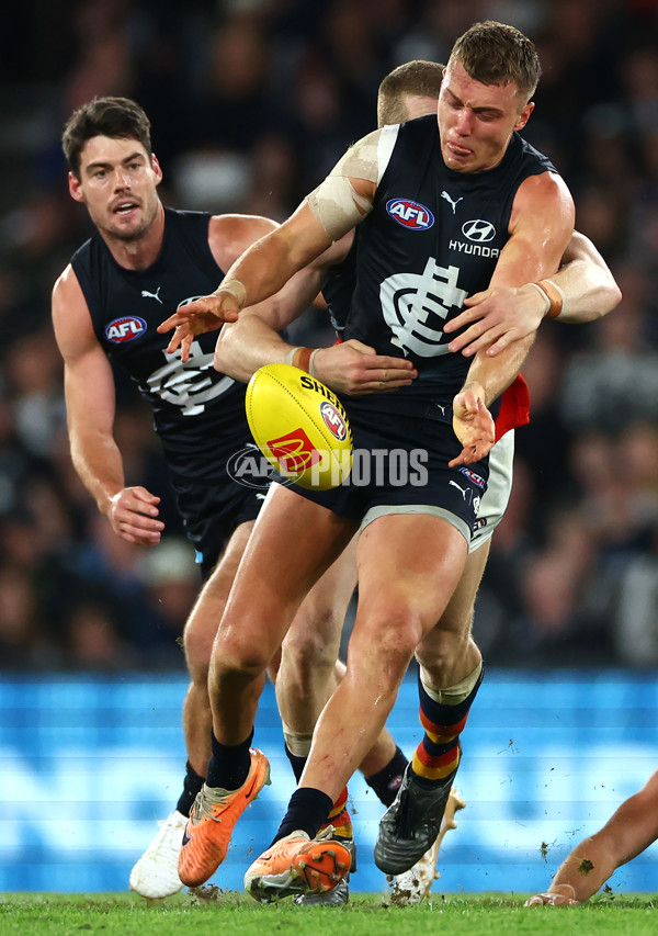 AFL 2024 Round 05 - Carlton v Adelaide - A-47179926