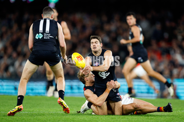 AFL 2024 Round 05 - Carlton v Adelaide - A-47180350