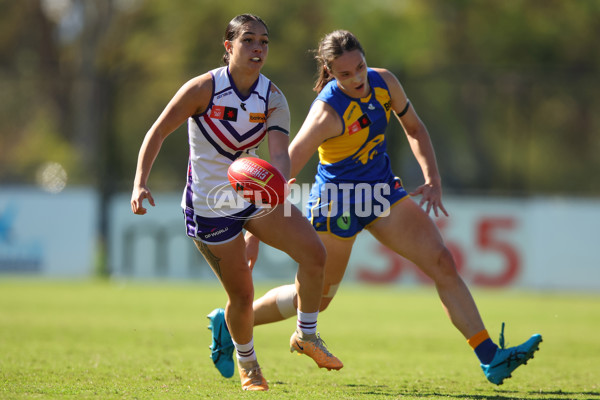 AFLW 2024 Practice Match - West Coast v Fremantle - A-48709382