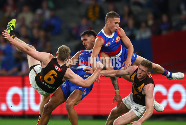 AFL 2024 Round 08 - Western Bulldogs v Hawthorn - A-48771235