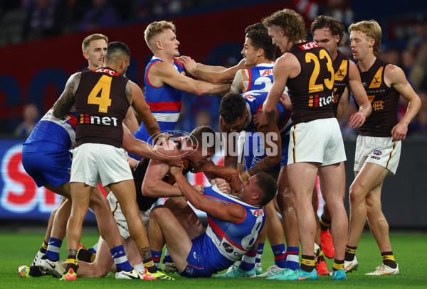AFL 2024 Round 08 - Western Bulldogs v Hawthorn - A-48771261