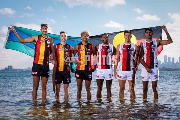 AFL 2024 Media - St Kilda Indigenous Jumper 060524 - A-49021760