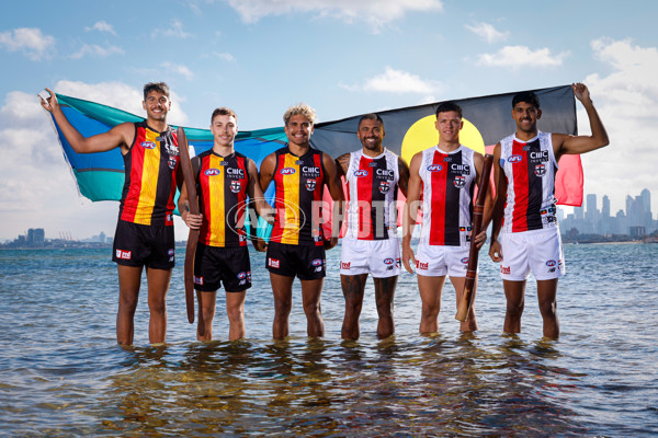 AFL 2024 Media - St Kilda Indigenous Jumper 060524 - A-49022230